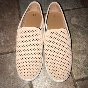 Light Pink/Tan Slip-Ons